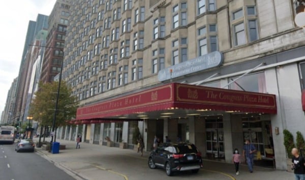 Chicago, IL - Girl Injured in Shooting at Congress Plaza Hotel in the Loop