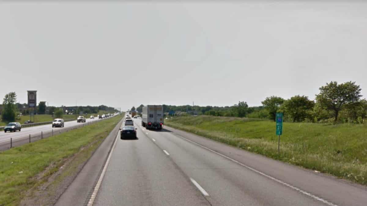 I-70 near Adams Dairy Road