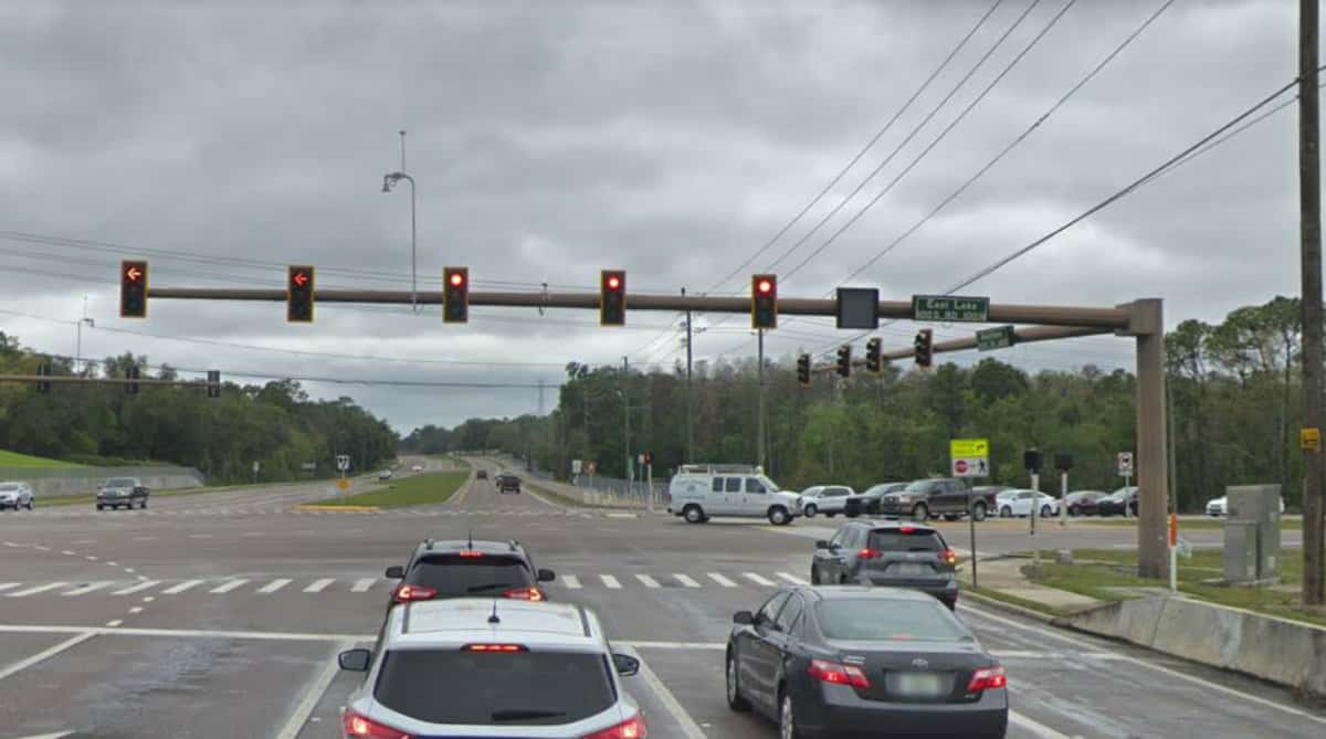 Intersection of East Lake Road and Keystone Road
