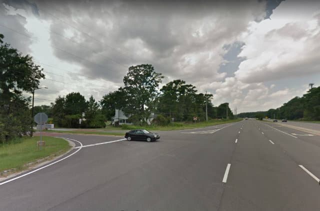 Intersection of US-80 and Mapmaker Lane