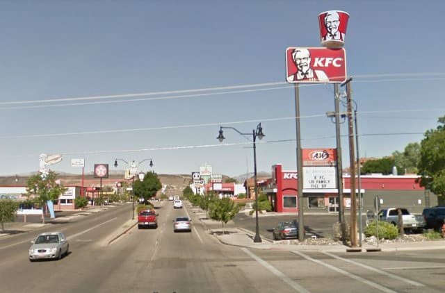 KFC on East St. George Boulevard