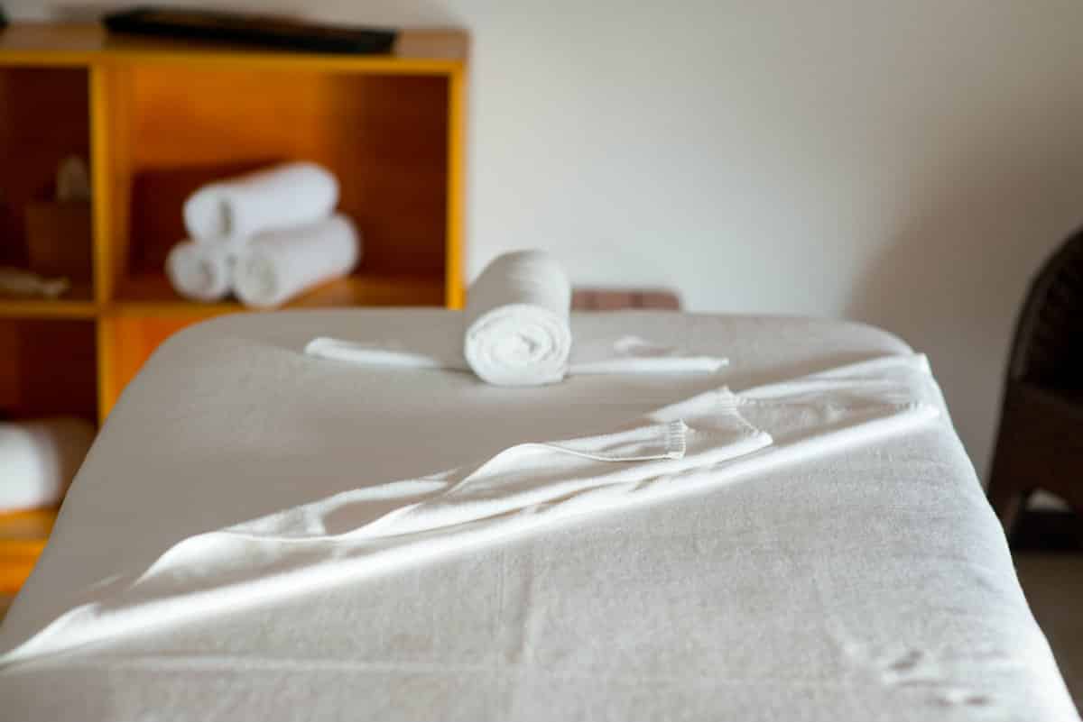 Massage table