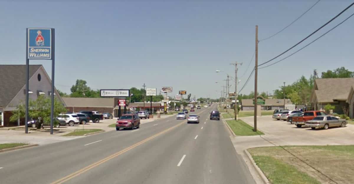 North York Street in Muskogee