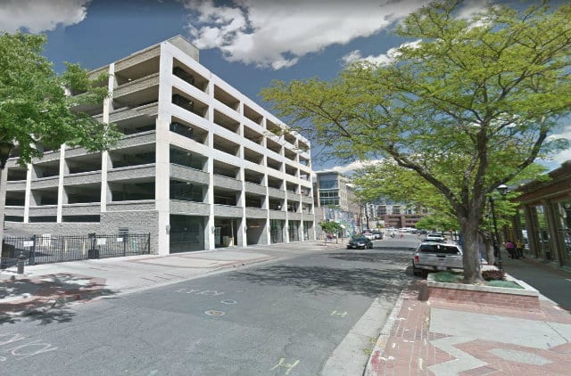 Parking garage at 55 E. Exchange Place