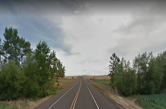 Route 11 in Athena, Oregon