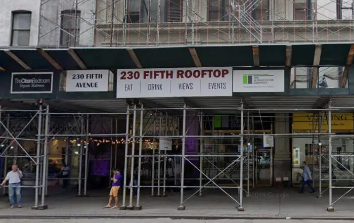 Shooting at 230 Fifth Rooftop Bar