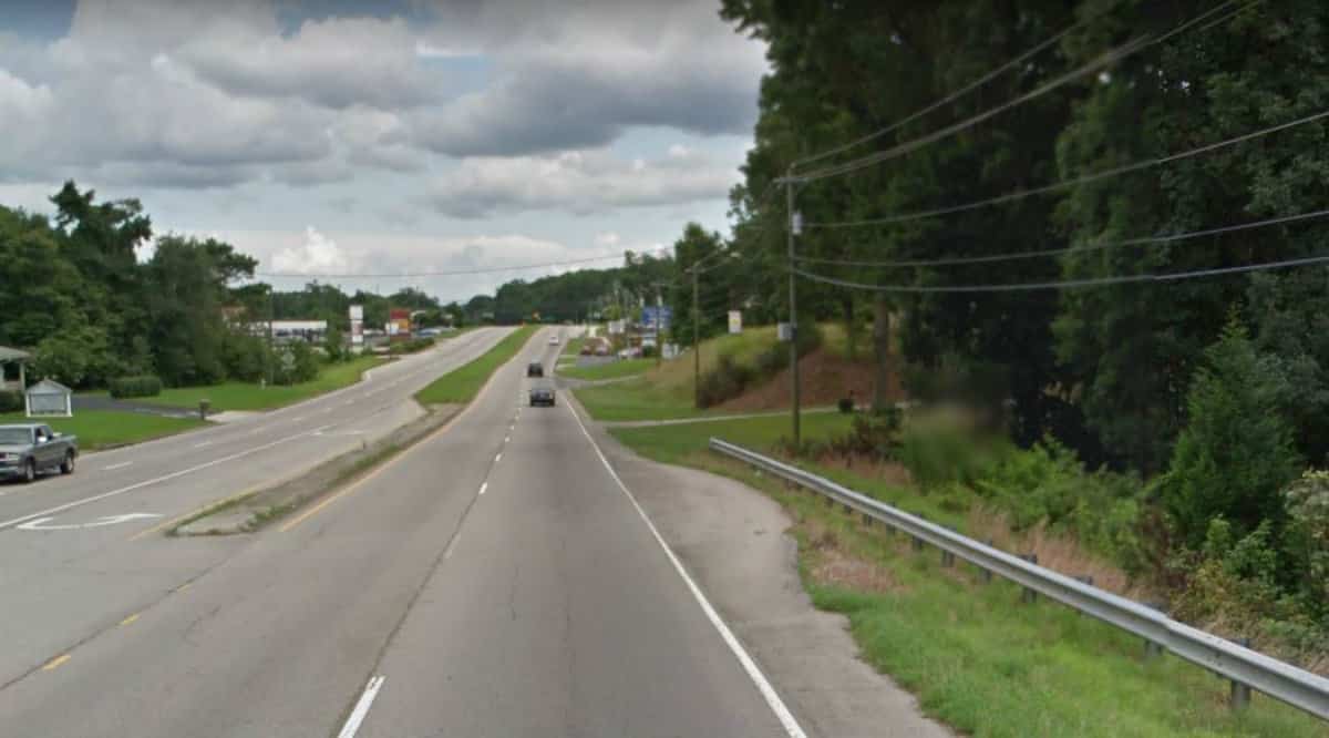 Thompson Bridge Road in Gainesville