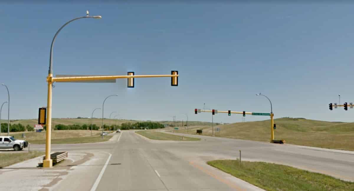 US-85 and ND-23 in Watford City