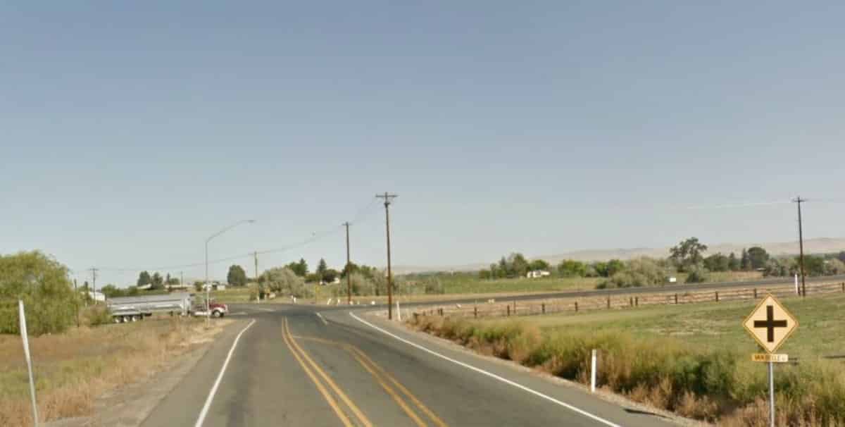 Yakima Valley Highway near Van Belle Road