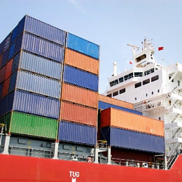 Cargo Ship Containers